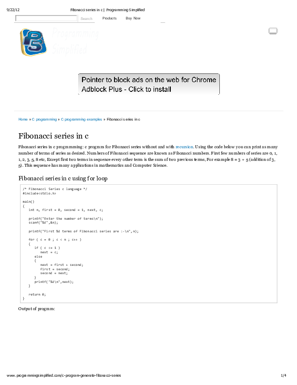 Fibonacci series in c _ Programming Simplified - Copy.pdf